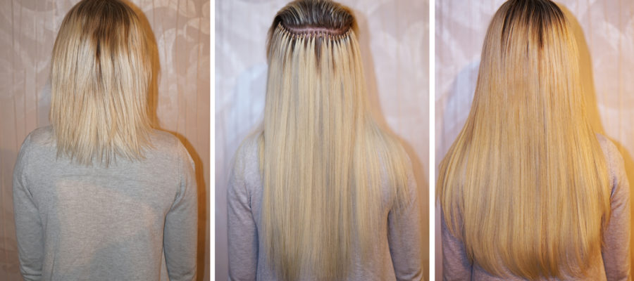 Haarverlängerung_brasilianische Methode