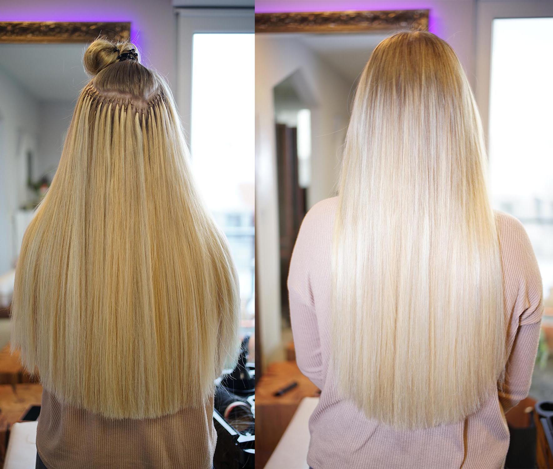 Home Haarverlängerung brasilianische Methode